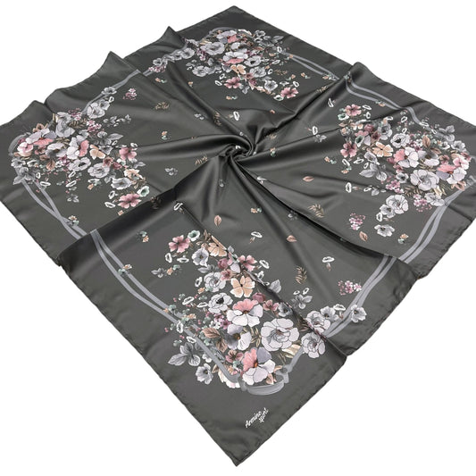 Armine Sport Twill Eşarp - 8533-94 Füme