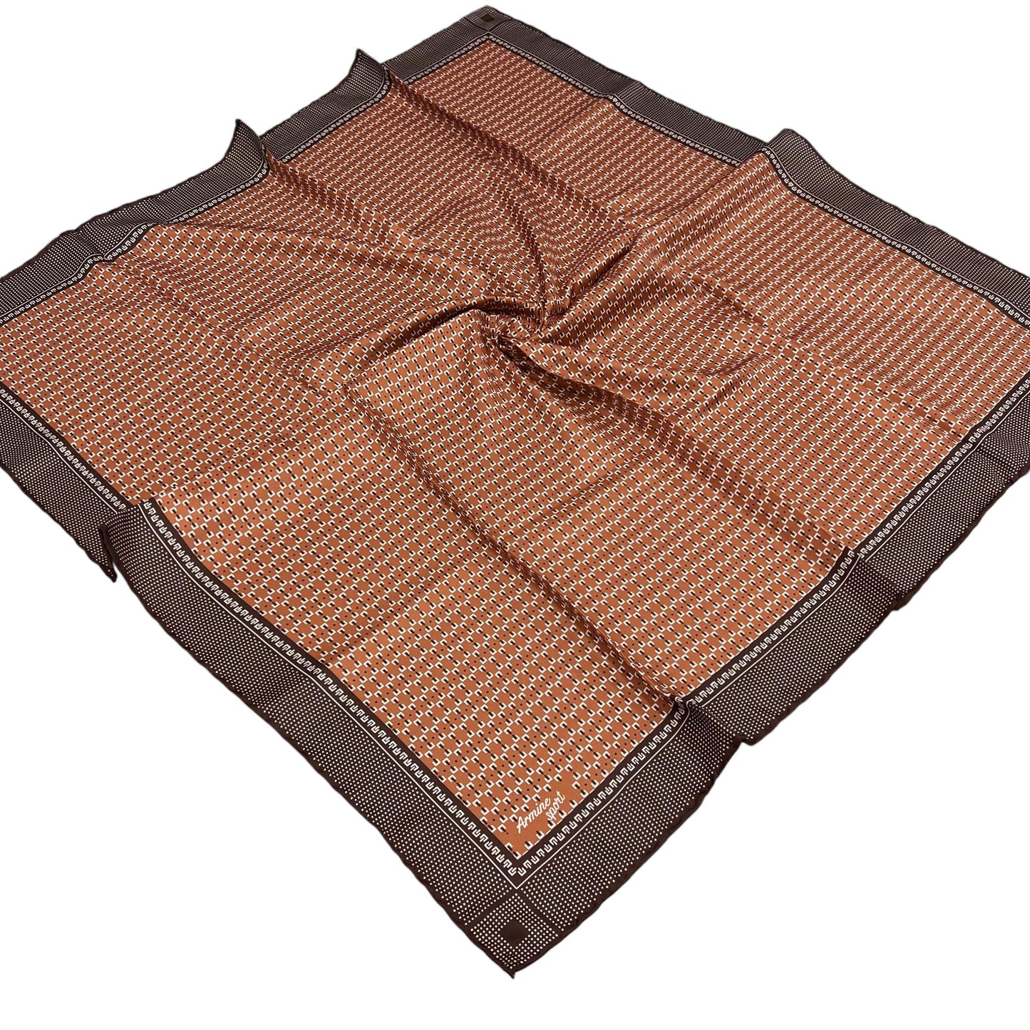 Armine Sport Twill Eşarp - 8556-31 Bakır