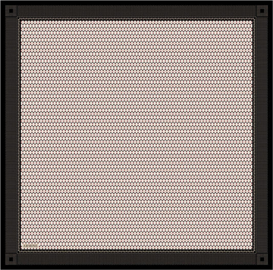 Armine Sport Twill Eşarp - 8556-36 Siyah Bej