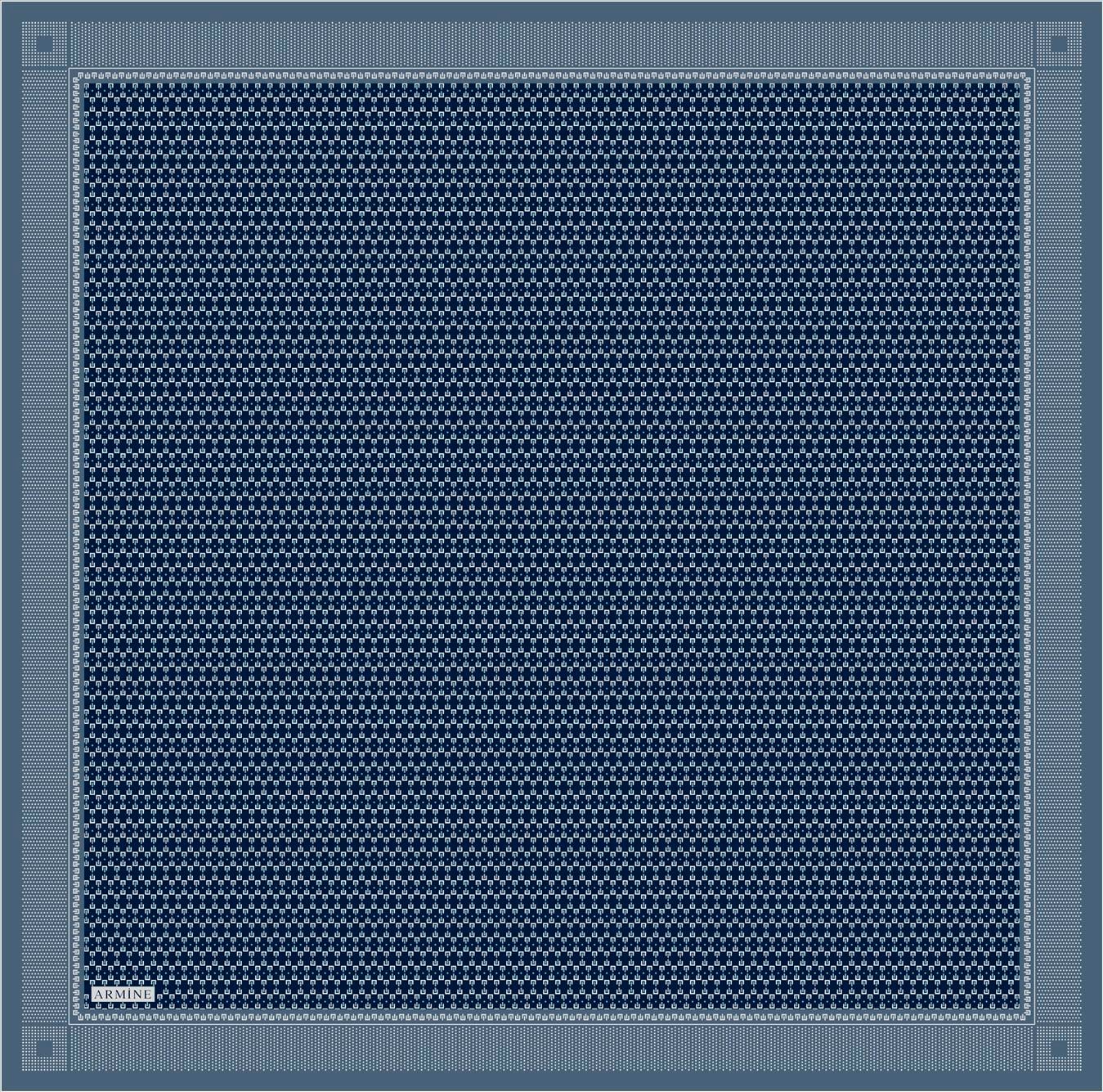 Armine Sport Twill Eşarp - 8556-83 Lacivert