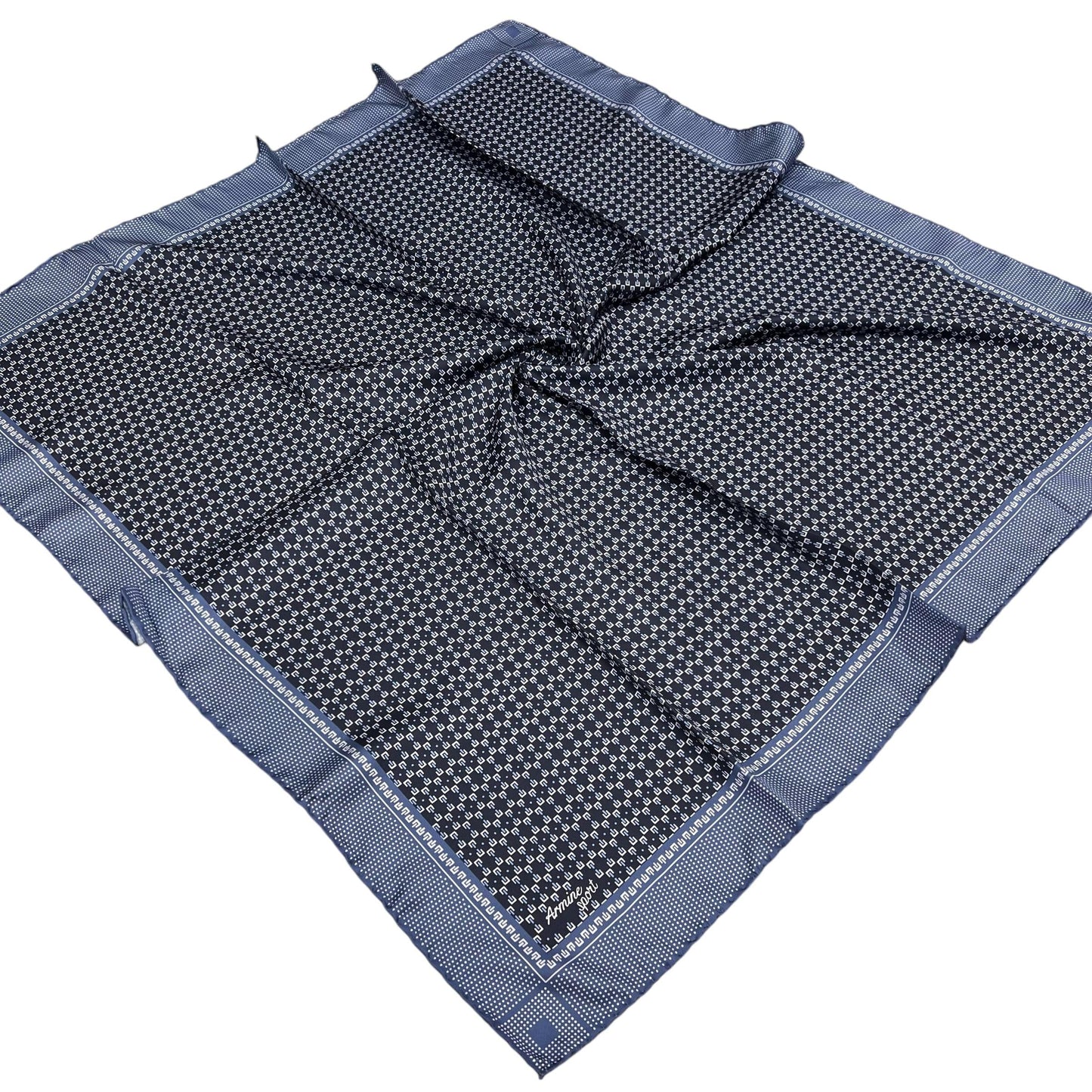 Armine Sport Twill Eşarp - 8556-83 Lacivert