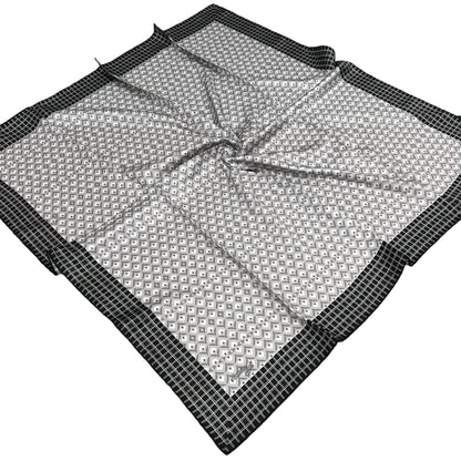 Armine Sport Twill Eşarp - 8557-91 Açık Gri Siyah