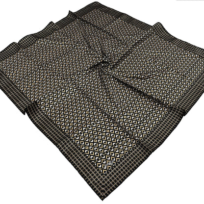 Armine Sport Twill Eşarp - 8557-92 Siyah Bej