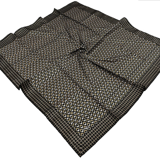 Armine Sport Twill Eşarp - 8557-92 Siyah Bej