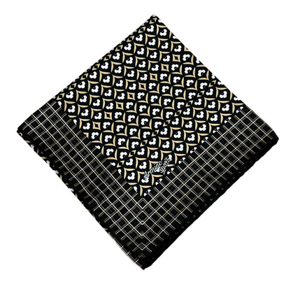 Armine Sport Twill Eşarp - 8557-92 Siyah Bej