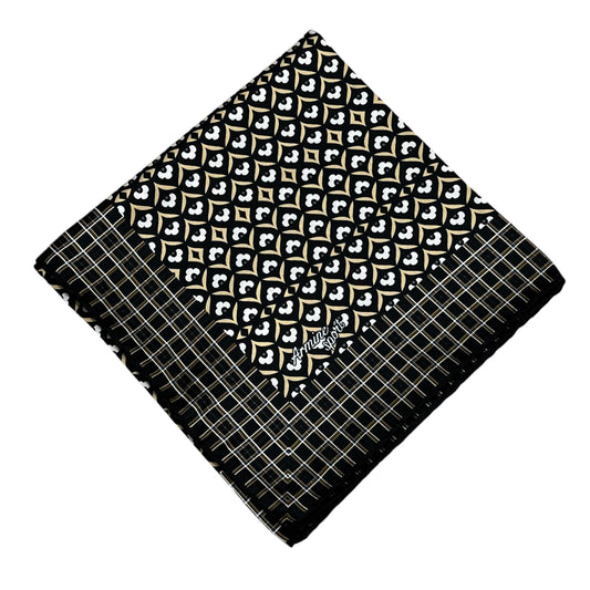 Armine Sport Twill Eşarp - 8557-92 Siyah Bej