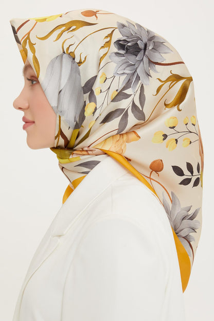 Armine Sport Twill Eşarp - 8740-34 Turuncu