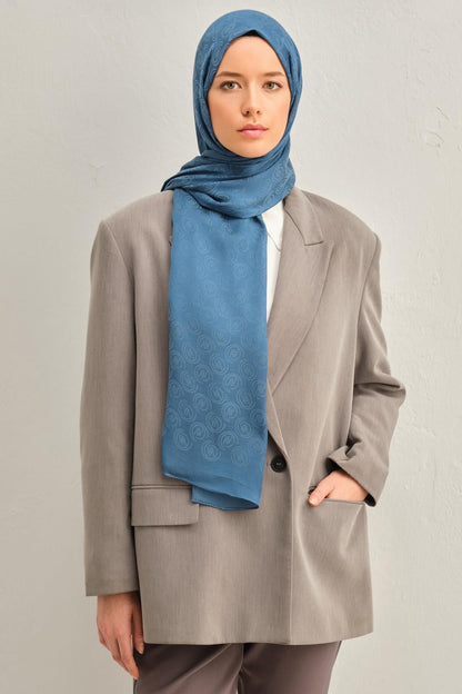 Armine Trend Lyon Şal - 2 - Kot Mavi 246973