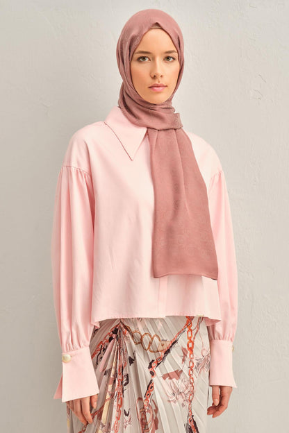 Armine Trend Lyon Şal - 2 - Koyu Pudra 247310