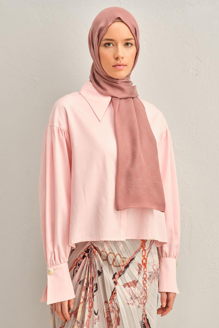 Armine Trend Lyon Şal - 2 - Koyu Pudra 247310