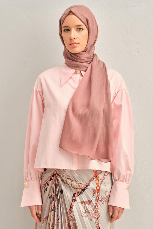 Armine Trend Lyon Şal - 3 - Gül Kurusu 247310