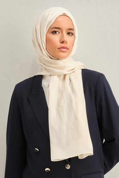 Armine Trend Lyon Şal - 3 - Krem 246964