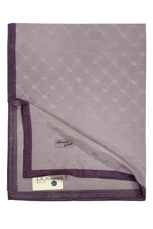 Armine Trend Monogram Şal - 2 - Gül Kurusu 128