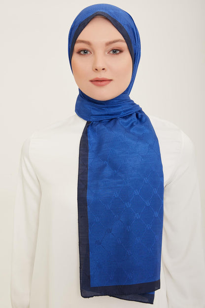 Armine Trend Monogram Şal - 2 - Saks 134