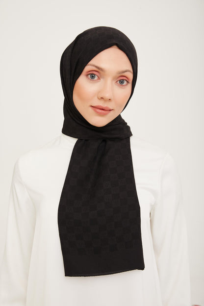 Armine Trend Ultra Light Şal - 18 - Siyah 83