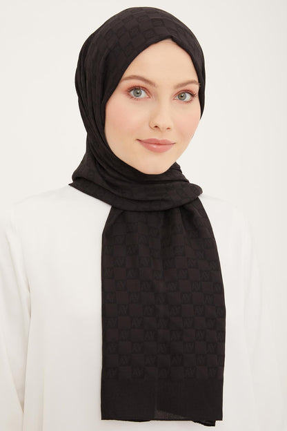 Armine Trend Ultra Light Şal - 18 - Siyah 83