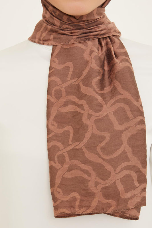 Armine Trend Viskon Şal - 2 - Kahve 24929