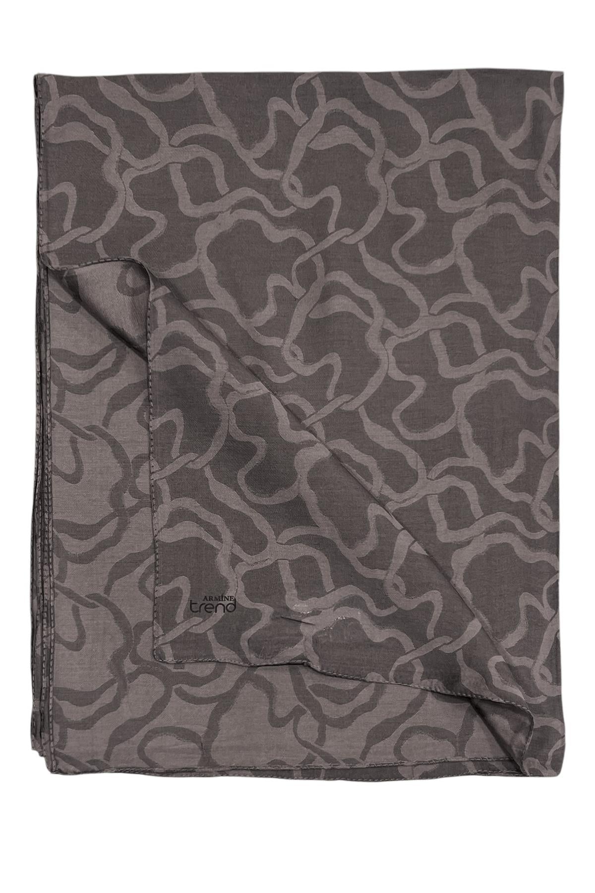 Armine Trend Viskon Şal - 2 - Puslu Leylak 24635