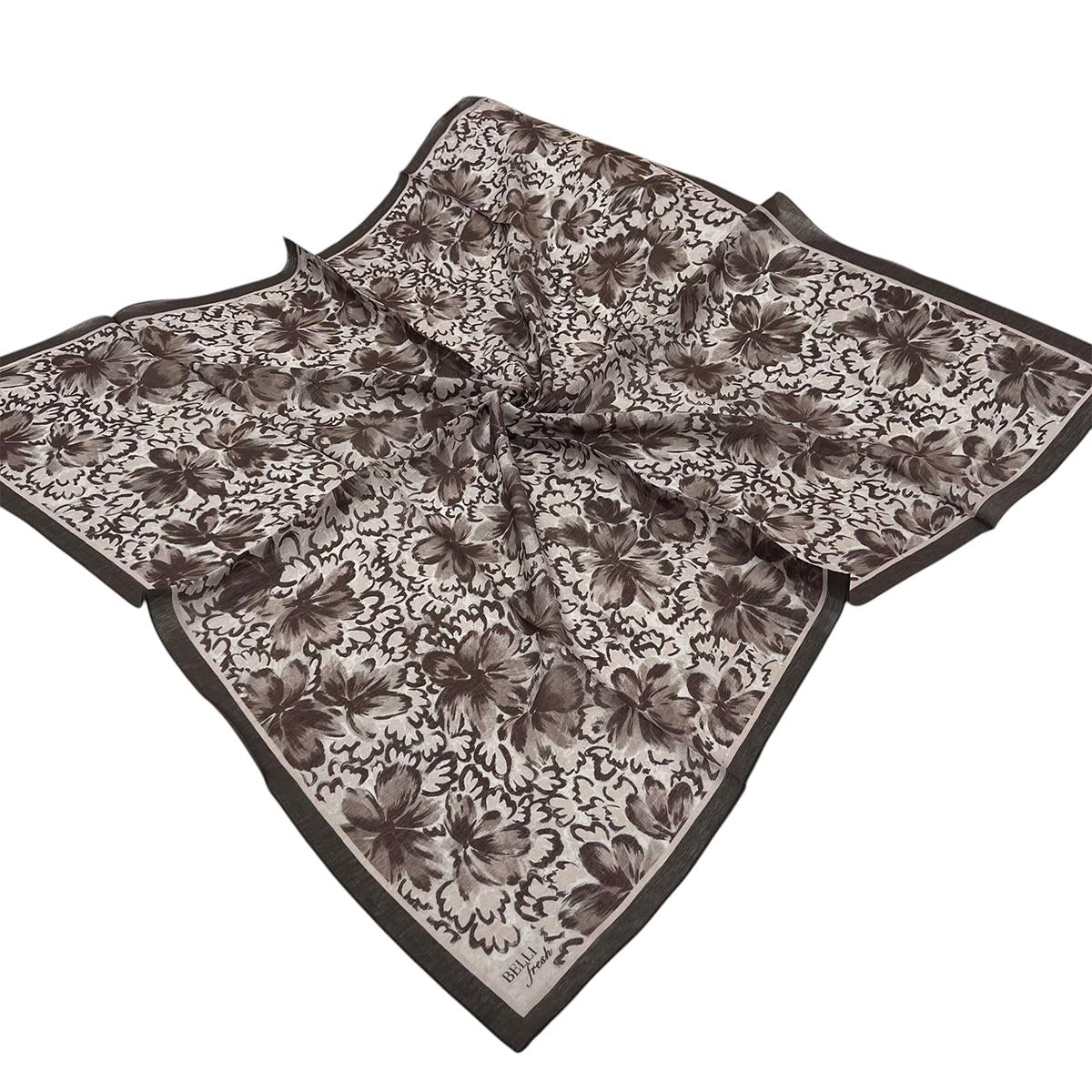Belli Fresh Rozy Eşarp - 3335-29 Kahve