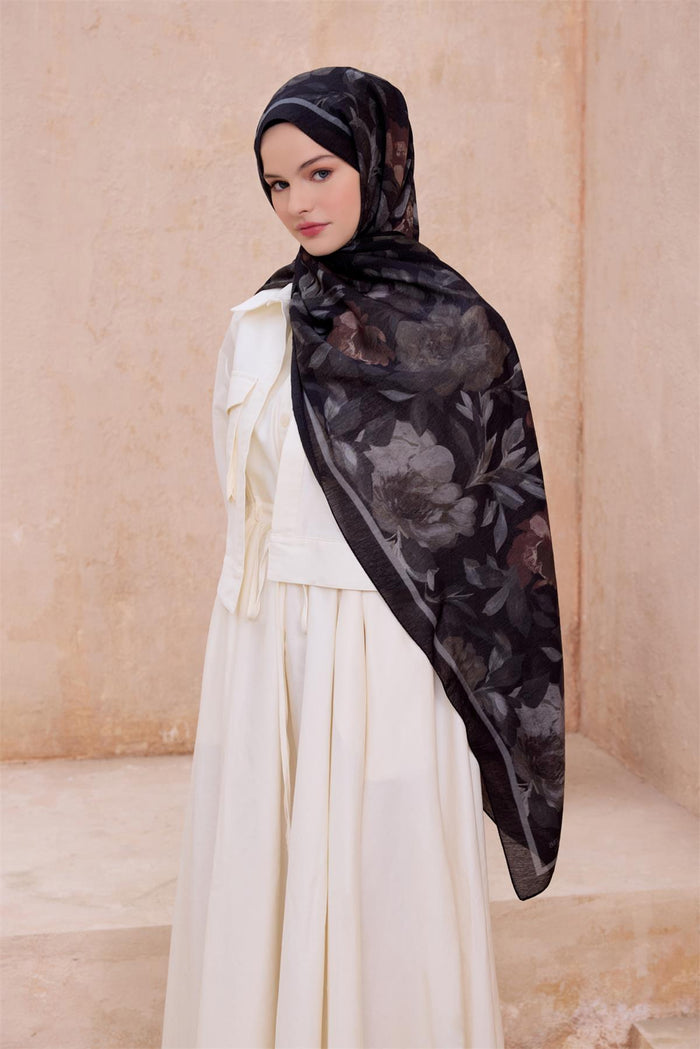 Belli Fresh Sanda Şal - 1362-14 Siyah