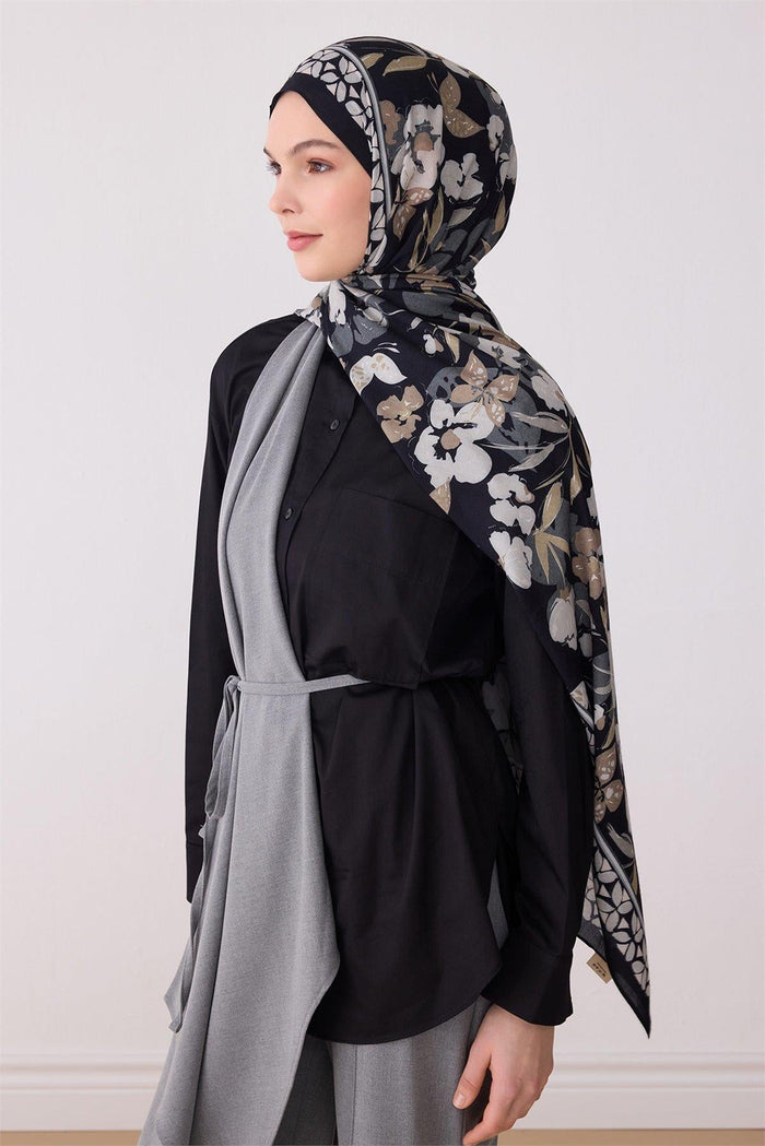 Belli Fresh Viona Şal - 3203-11 Siyah Taş