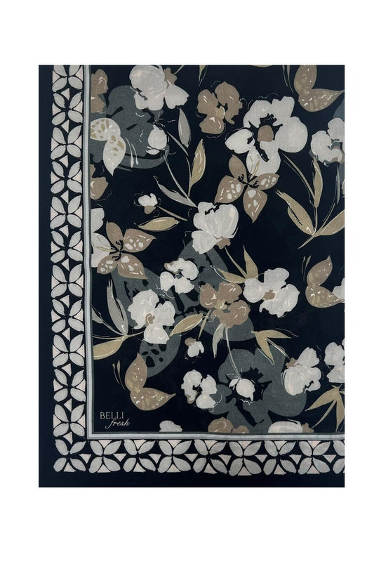 Belli Fresh Viona Şal - 3203-11 Siyah Taş