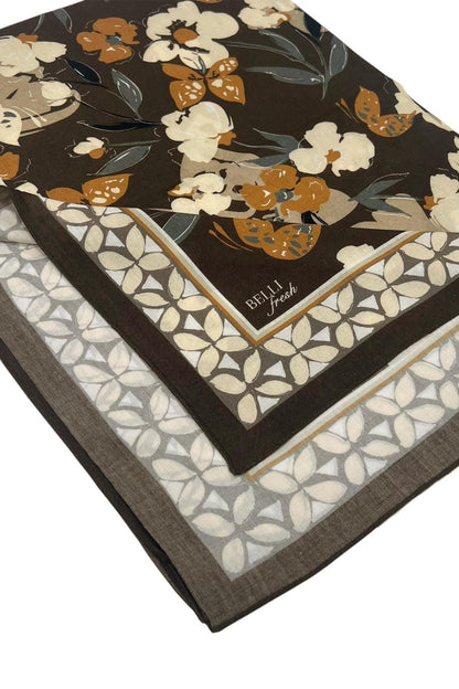 Belli Fresh Viona Şal - 3203-24 Kahve Bej