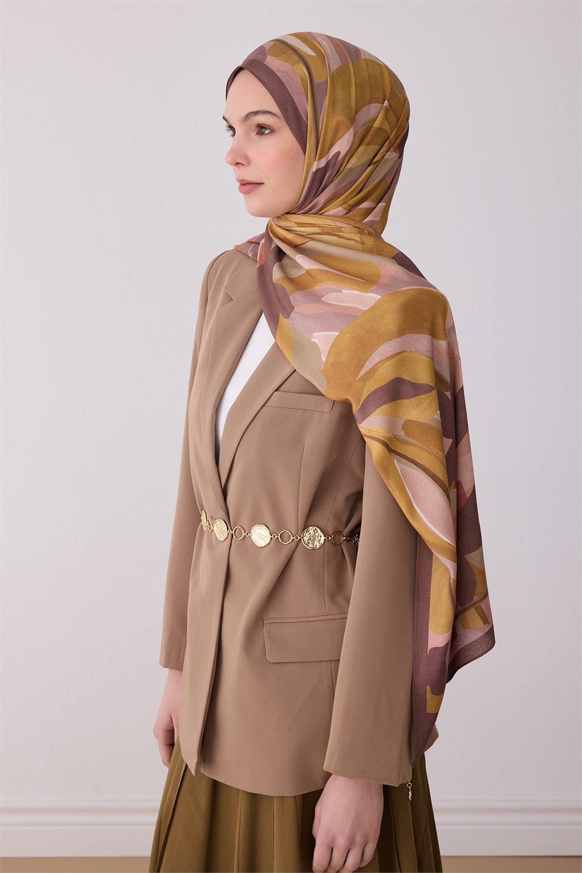 Belli Fresh Viona Şal - 3273-03 Hardal