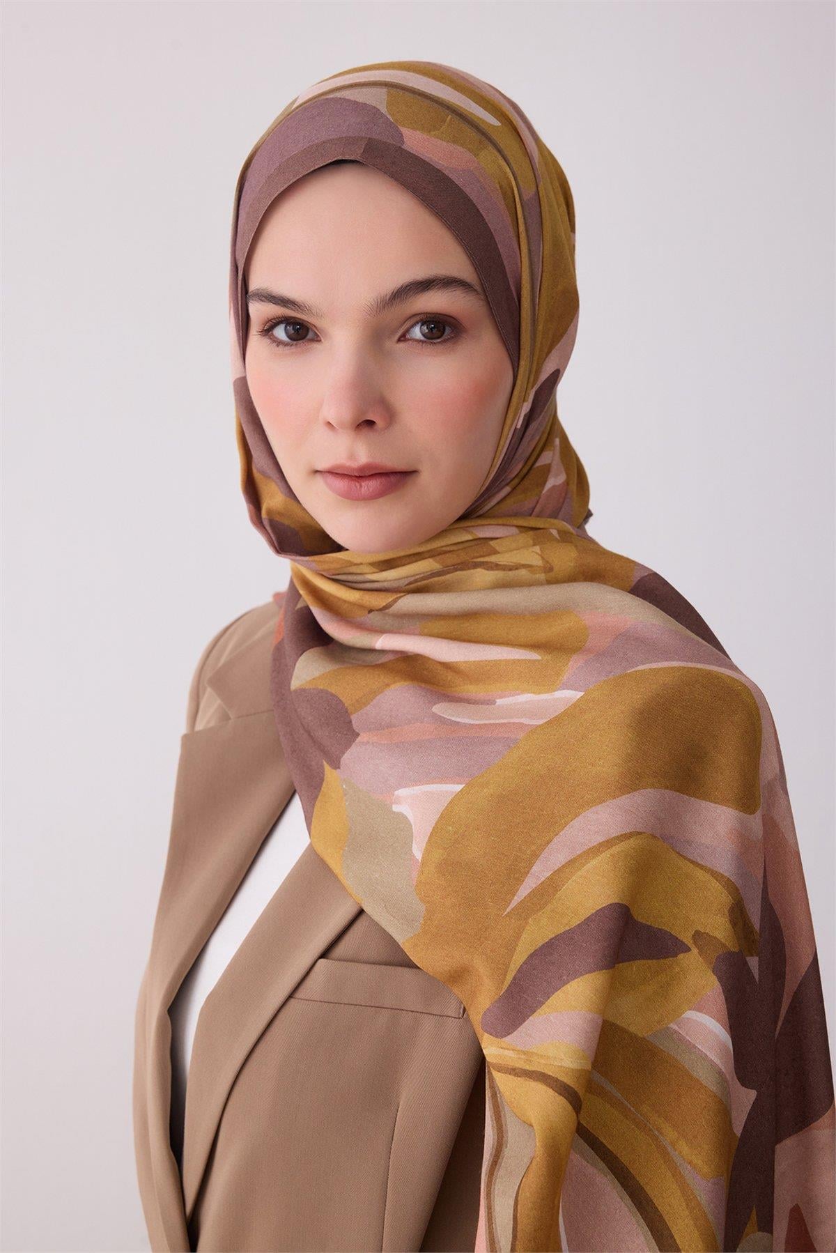 Belli Fresh Viona Şal - 3273-03 Hardal