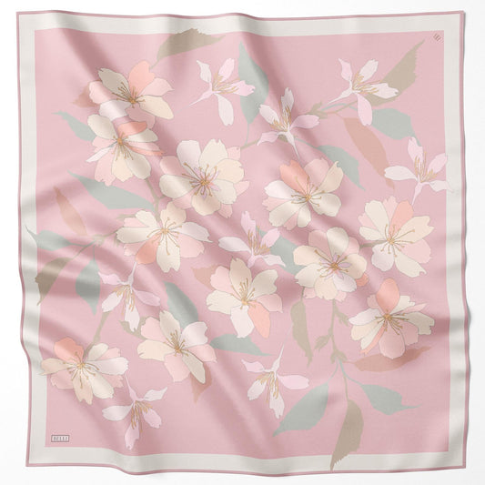 Belli İpek Eşarp - 4100-03 Pembe Twill