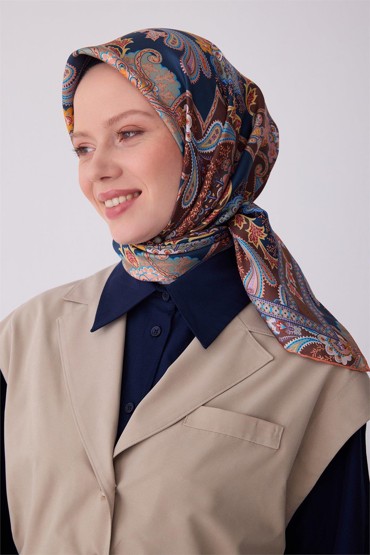 Belli İpek Eşarp - 4304-31 Pudra Twill