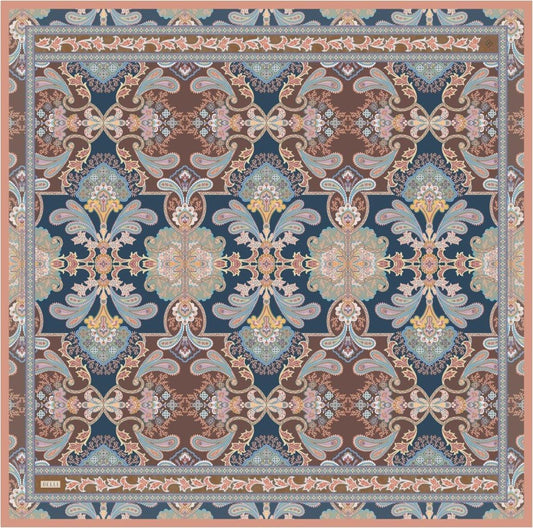 Belli İpek Eşarp - 4304-31 Pudra Twill