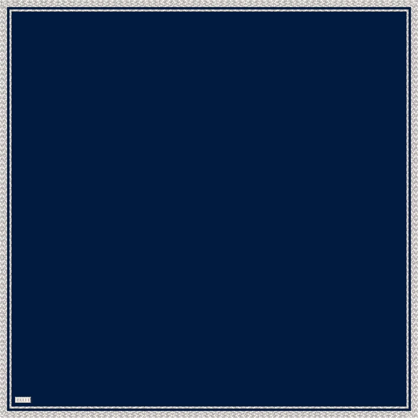 Belli İpek Eşarp - 4009-12 Lacivert Twill