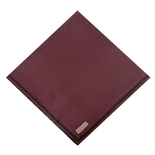 Belli İpek Eşarp - 4009-31 Koyu Bordo Twill