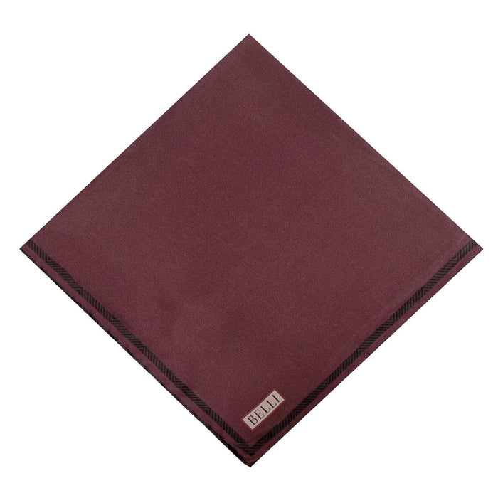 Belli İpek Eşarp - 4009-31 Koyu Bordo Twill