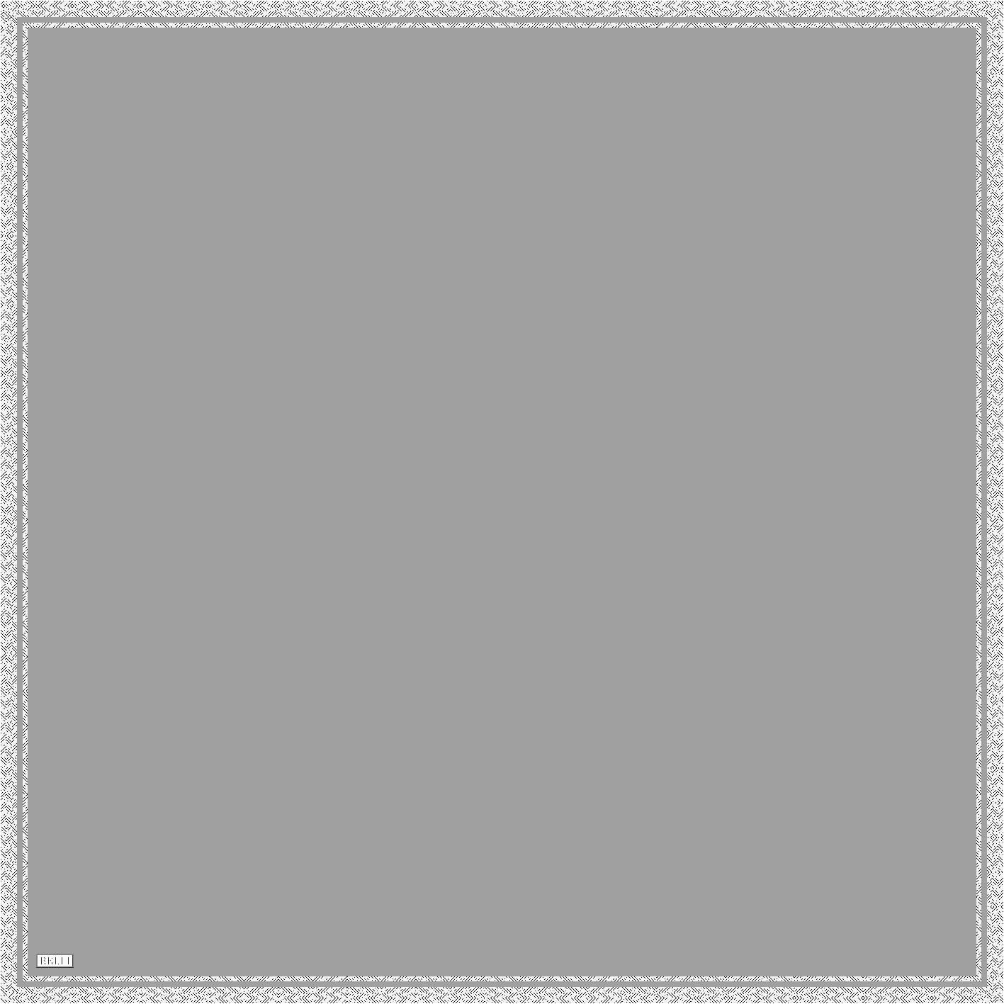 Belli İpek Eşarp - 4009-50 Gri Twill