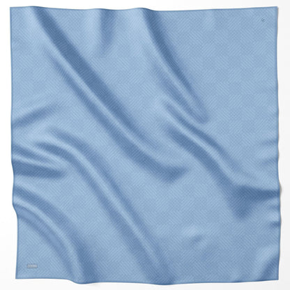 Belli İpek Eşarp - 4104-54 Mavi Twill