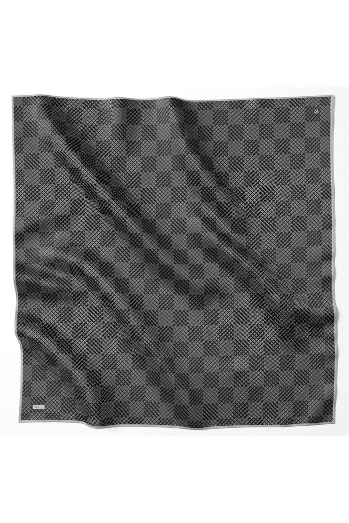 Belli İpek Eşarp - 4104-59 Siyah Twill