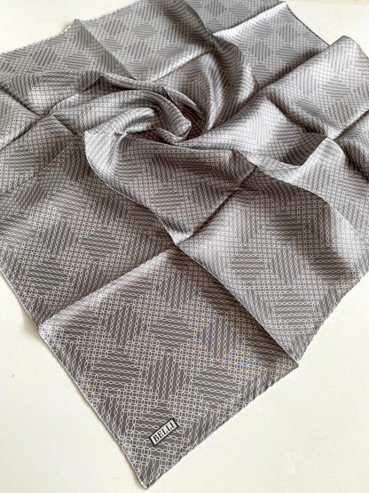 Belli İpek Eşarp - 4104-60 Gri Twill