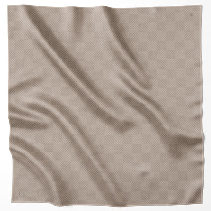Belli İpek Eşarp - 4104-64 Vizon Twill