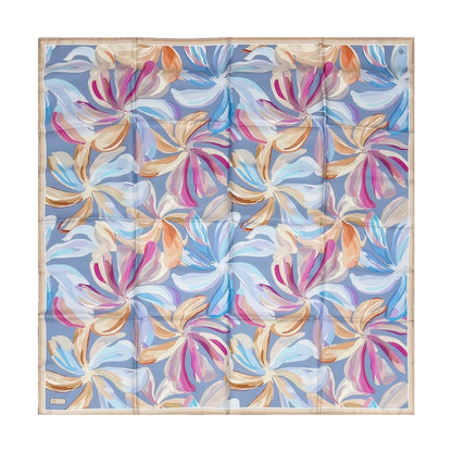 Belli İpek Eşarp - 4107-37 Mavi Twill