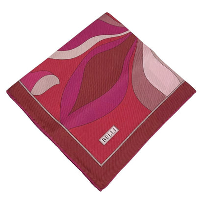 Belli İpek Eşarp - 4108-88 Kırmızı Twill