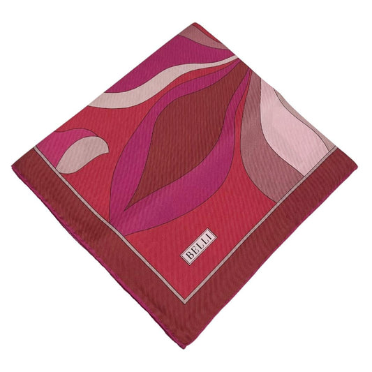 Belli İpek Eşarp - 4108-88 Kırmızı Twill