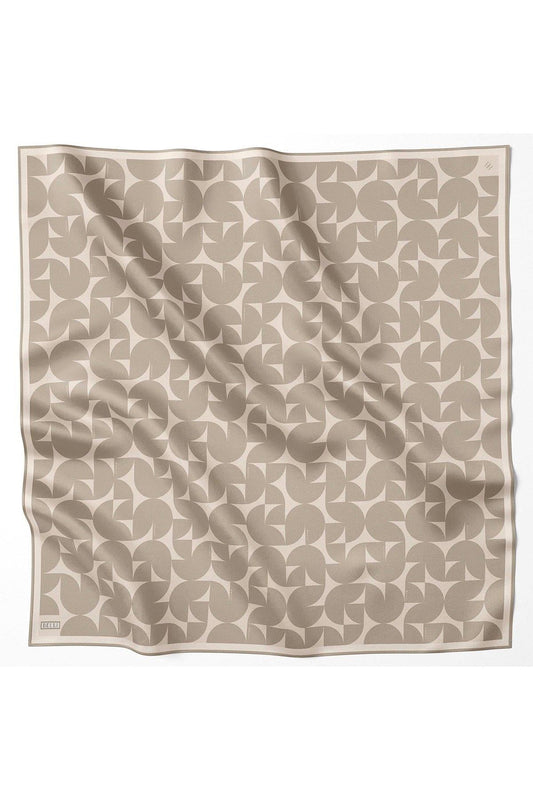Belli İpek Eşarp - 4117-56 Bej Twill