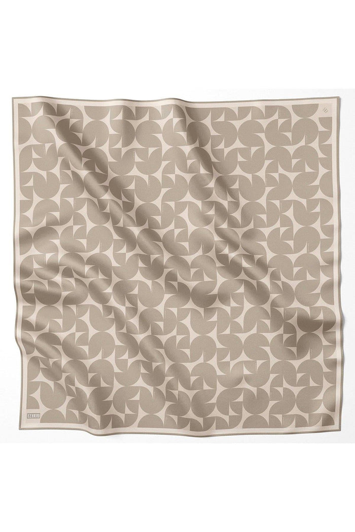 Belli İpek Eşarp - 4117-56 Bej Twill