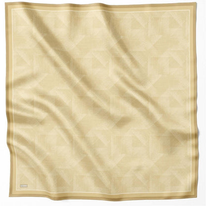 Belli İpek Eşarp - 4201-33 Sarı Twill