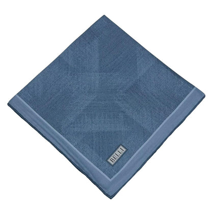 Belli İpek Eşarp - 4201-34 İndigo Twill