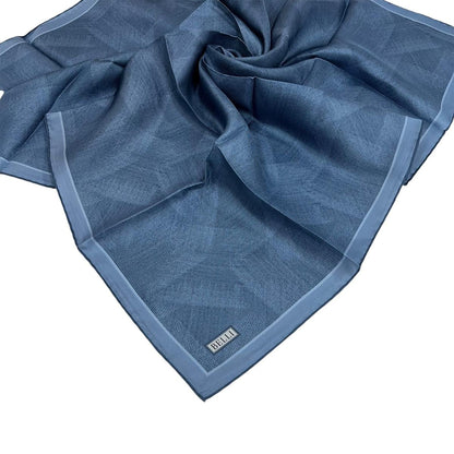 Belli İpek Eşarp - 4201-34 İndigo Twill