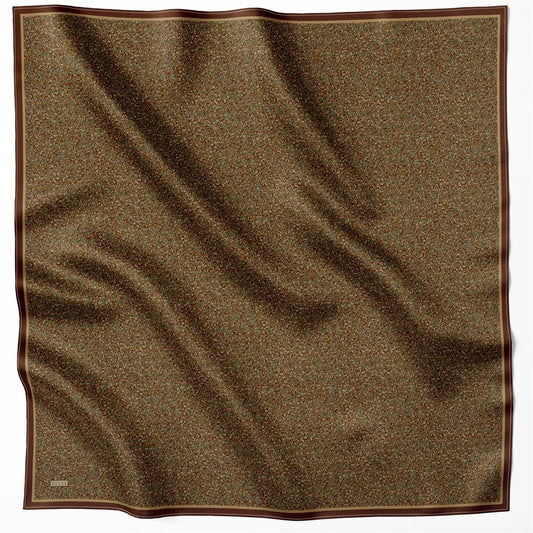 Belli İpek Eşarp - 4208-05 Kahverengi Twill