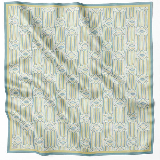 Belli İpek Eşarp - 4209-01 Yeşil Twill